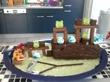 Angry Birds Adventure Kuchen - selbst gemacht