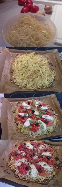 Spaghetti aus Gemüse