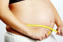 Schöne Erinnerung an den schwangeren Bauch