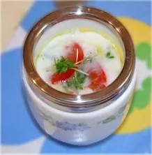 Eierrezept im Egg-Coddler