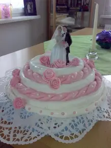 Hochzeitstorte - selbst gemacht