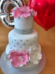 Hochzeitstorte - selbst gemacht