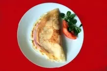 Schnelle Pfannkuchen-Calzone for Kids