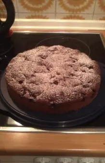 Versunkene Schoko-Kirsch-Torte