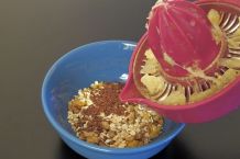 Müsli, noch fruchtiger - mit Orangensaft usw.