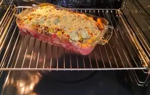 Hack-Rotkohl-Kartoffel-Auflauf