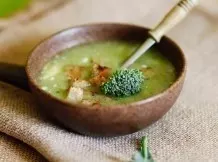 Cremige Brokkoli-Blumenkohl-Suppe
