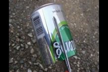 Recycling Aschenbecher - Aschenbecher aus einer Alu-Dose