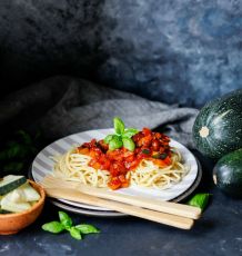 Nudelsoße mit Gemüse - super lecker