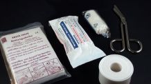 Erste-Hilfe-Set beim Familienausflug