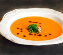 Schnelle Möhren-Kokos-Suppe