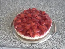 Erdbeerkuchen mit Vanillecreme