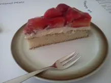 Erdbeerkuchen mit Vanillecreme