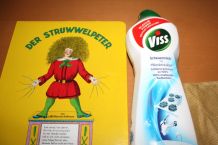 Verschmutzte Bilderbücher saubermachen