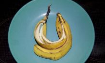 Wasserflecken / Wasserränder am Schuh vermeiden mit Bananenschale