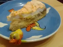 Schneller Rhababerkuchen mit Baiserhaube