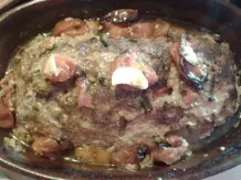 Falscher Hase (gefüllter Hackbraten)