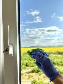 Fenster putzen - schnell sauber mit Schmierseife
