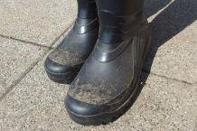 Gummistiefel säubern mit ako Pads