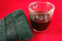 Stoff färben - färben mit Schwarztee