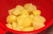Angebrannte Kartoffeln