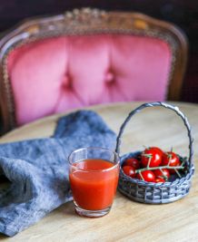 Selbstgemachter Tomatensaft