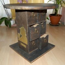 Pfeifentisch auf Rollen selbst gebaut