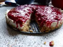 Frischkäsetorte mit Himbeeren
