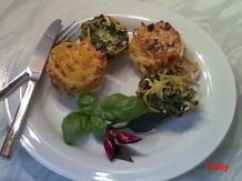 Tagliatelle aus der Muffinform