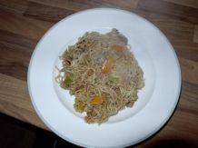 Chinesische Nudelpfanne