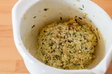 Vegetarischer Zucchini-Burger