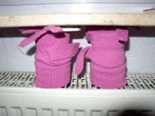 Nasse Handschuhe trocknen