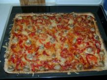 Selbstgemachte Pizza