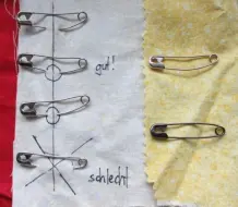 Große Strickteile zusammennähen