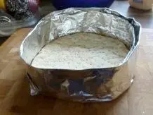 Tortenring selber machen aus Alufolie