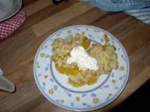 Pfirsich-Crumble