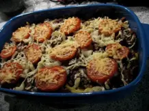 Spätzle-Pilz-Nudelpfanne