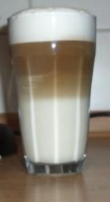 Latte Macchiato zweifarbig