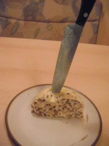 Superschneller warmer Kuchen für eine Person