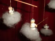 Mobile mit Weihnachtsengeln