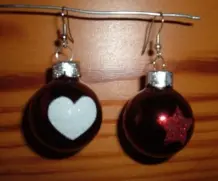 Weihnachtlicher Ohrschmuck