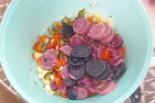 Kunterbunter Kartoffelsalat