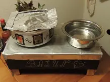 Futterbank für Hunde