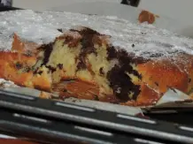 Marmorierter Espresso-Kakao-Rührkuchen