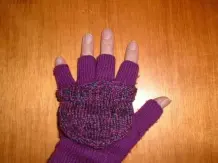 Fingerhandschuhe mit Fäustlingshaube