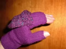 Fingerhandschuhe mit Fäustlingshaube