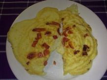 Eierpfannkuchen mit Raclettekäse