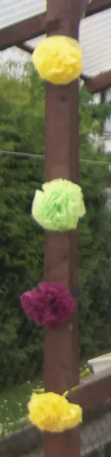 Tischdeko - Servietten Blümchen