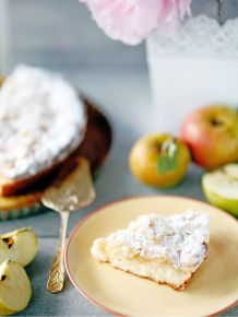 Schneller Apfelkuchen - kalorienarm