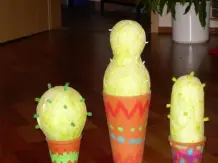 Leuchtkaktus basteln